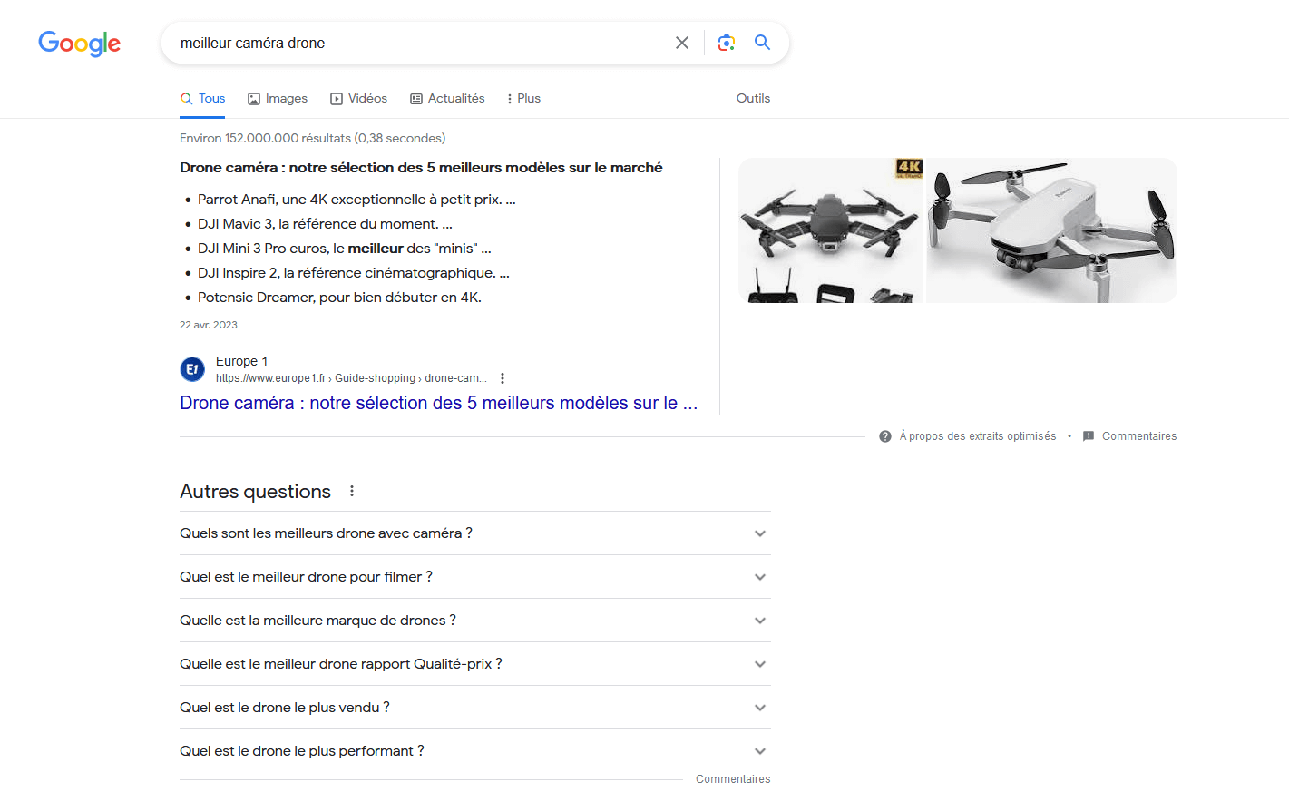 recherche Google pour trouver des idées de niches amazon rentables