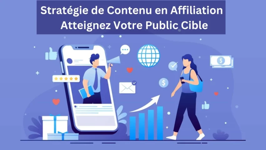 Illustration de différents format de contenu pour le marketing d'affiliation