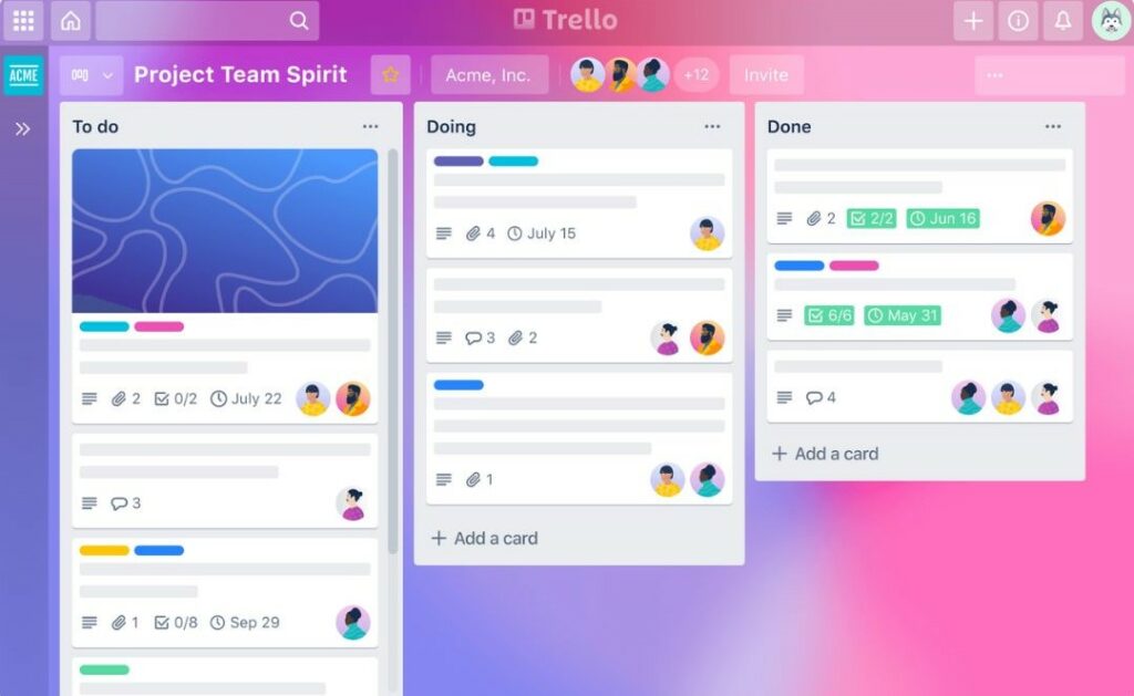 Trello pour Suivi du temps et gestion des projets pour plus de productivité